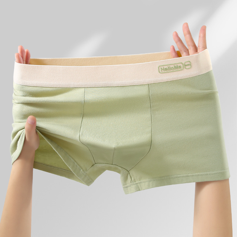 Boxer Brief Pack Cotton - L-4XL تنفس القطن الرجال سراويل داخلية