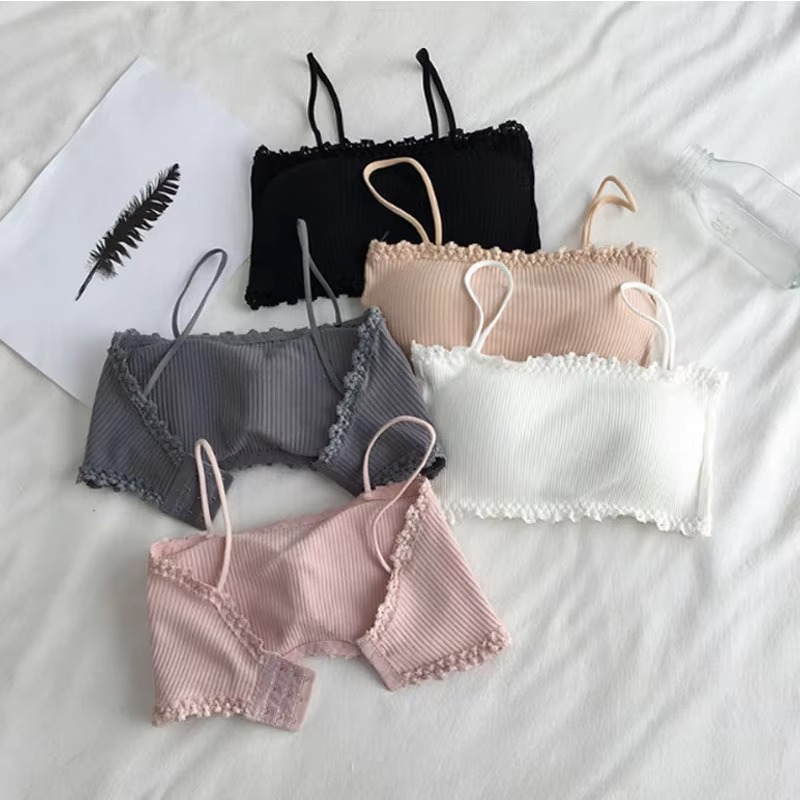 Suspender Tank Top - حمالة صدر نسائية قطنية، حمالة صدر