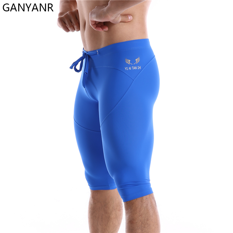 GANYANR-طماق ضغط للرجال ، ملاب - مراجعة Compression Shorts Athletes وسعره