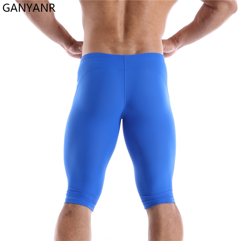 GANYANR-طماق ضغط للرجال ، ملاب - مراجعة Compression Shorts Athletes وسعره