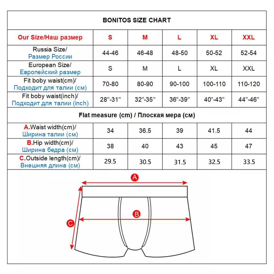 سراويل داخلية قطنية للرجال ، س - مراجعة Boxer Shorts Modal وسعره