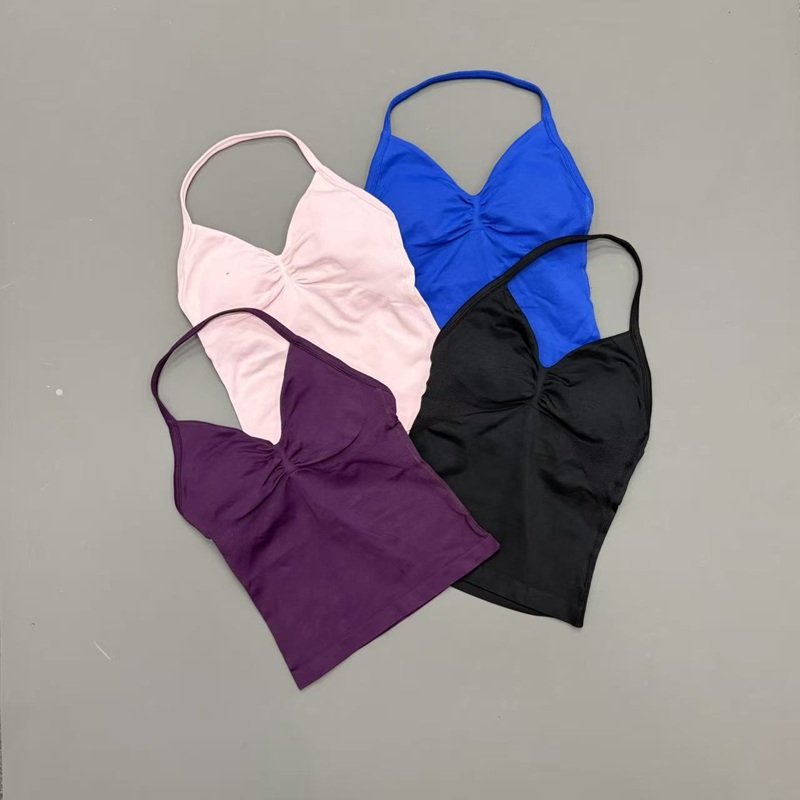 قميص رياضي نسائي بدون خياطة بح - مراجعة Suspender Tank Top وسعره