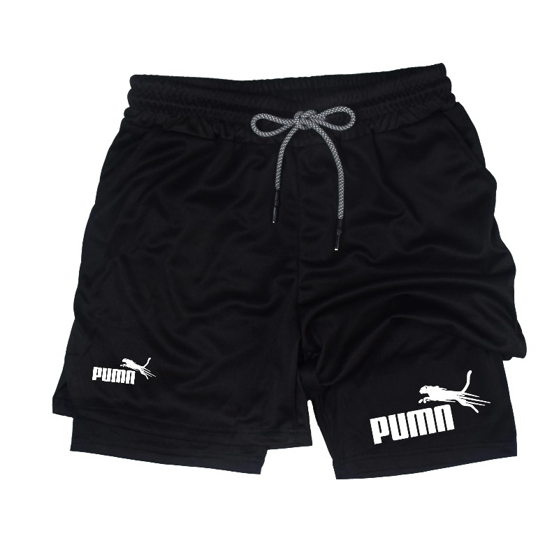 شورت رجالي صيفي مزدوج الطبقات  - مراجعة Compression Shorts Athletes وسعره
