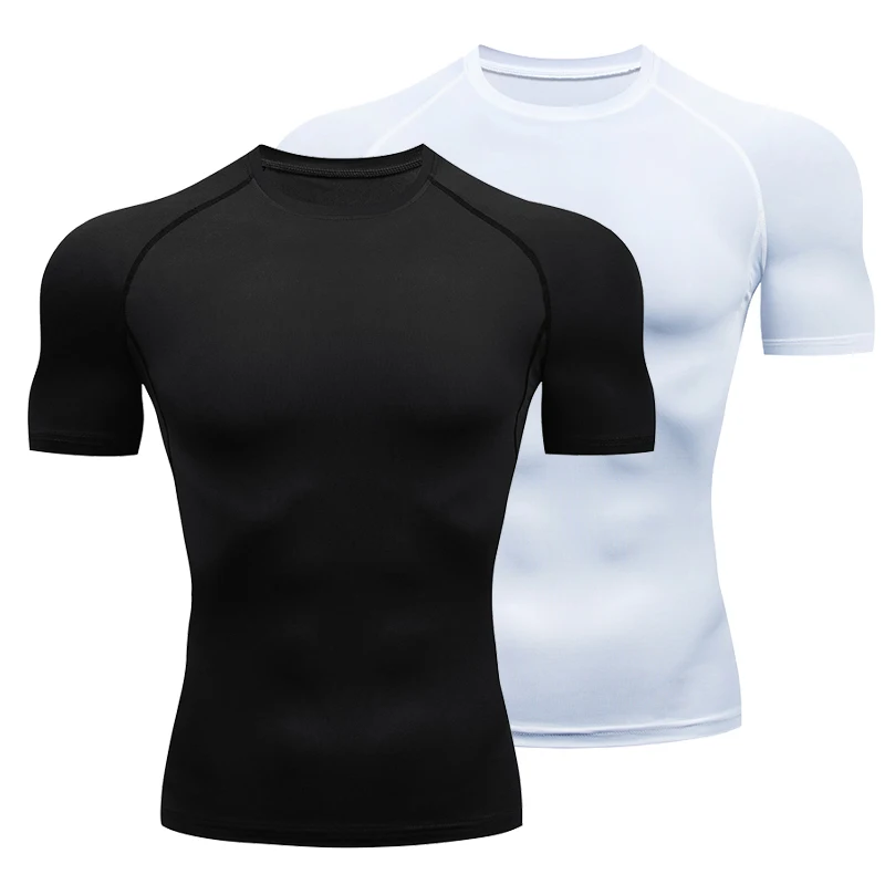 قميص رياضي رجالي للياقة البدني - مراجعة T Shirt Tight Fit وسعره