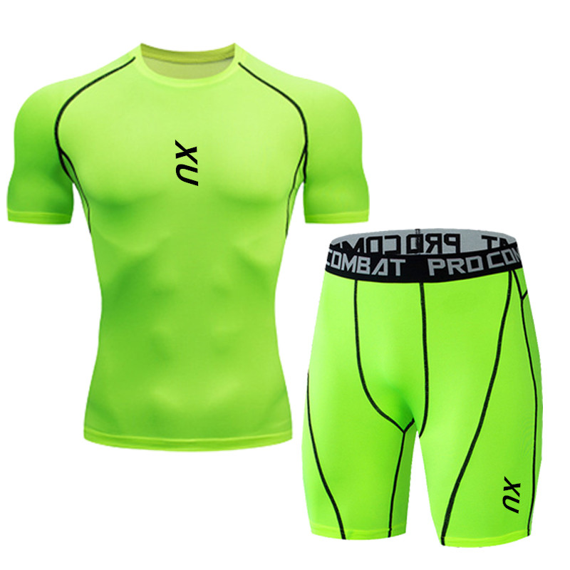 قميص رياضي جديد للرجال بأكمام  - مراجعة T Shirt Tight Fit وسعره