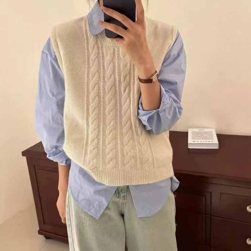 سترة نسائية محبوكة جديدة موديل - مراجعة Sleeveless Undershirt وسعره