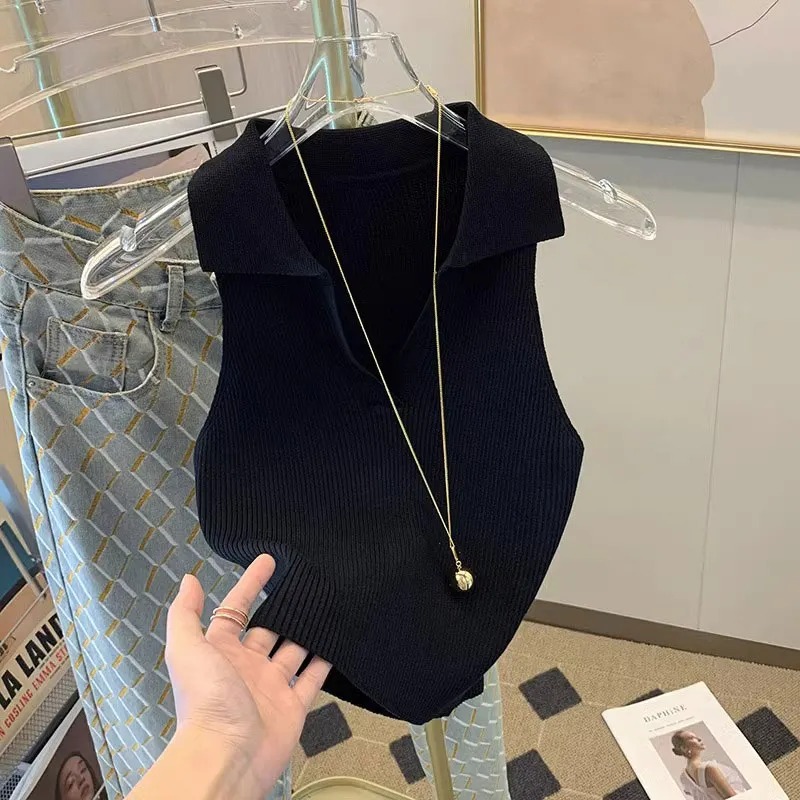 بلوزة نسائية صيفية كاجوال بدون - مراجعة Tank Top Ribbed وسعره