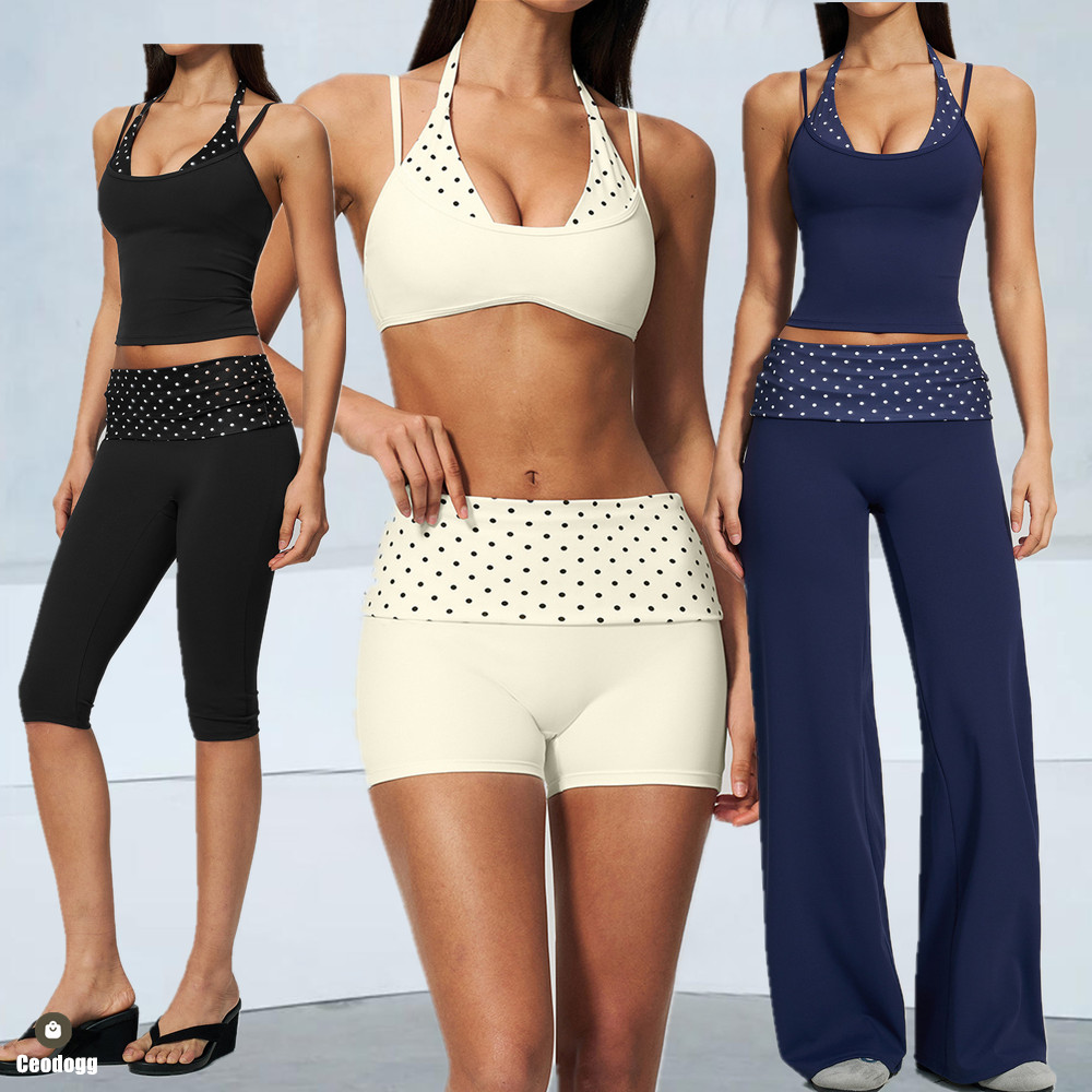 حمالة صدر رياضية نسائية منقطة  - مراجعة Suspender Tank Top وسعره