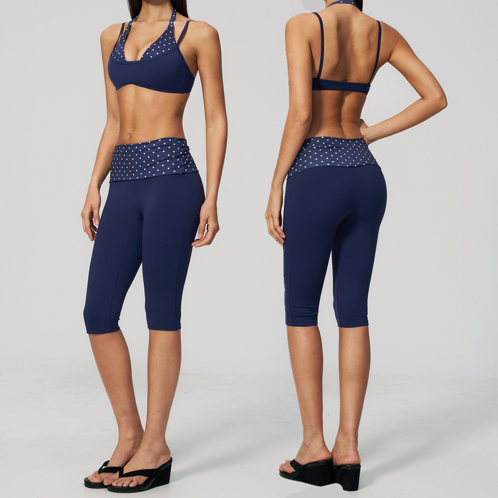 حمالة صدر رياضية نسائية منقطة  - مراجعة Suspender Tank Top وسعره