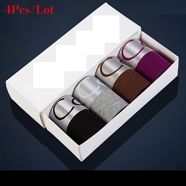 4 قطعة/الوحدة رجل الملابس الدا - مراجعة Boxer Brief Pack Cotton وسعره