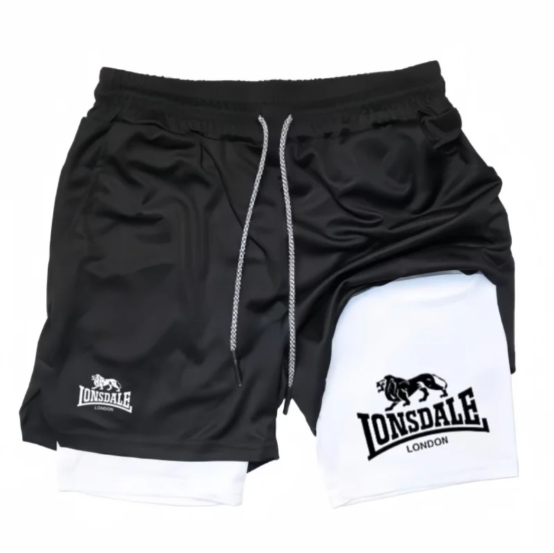 شورت رياضي للرجال 2 في 1 للجري - مراجعة Compression Shorts Athletes وسعره