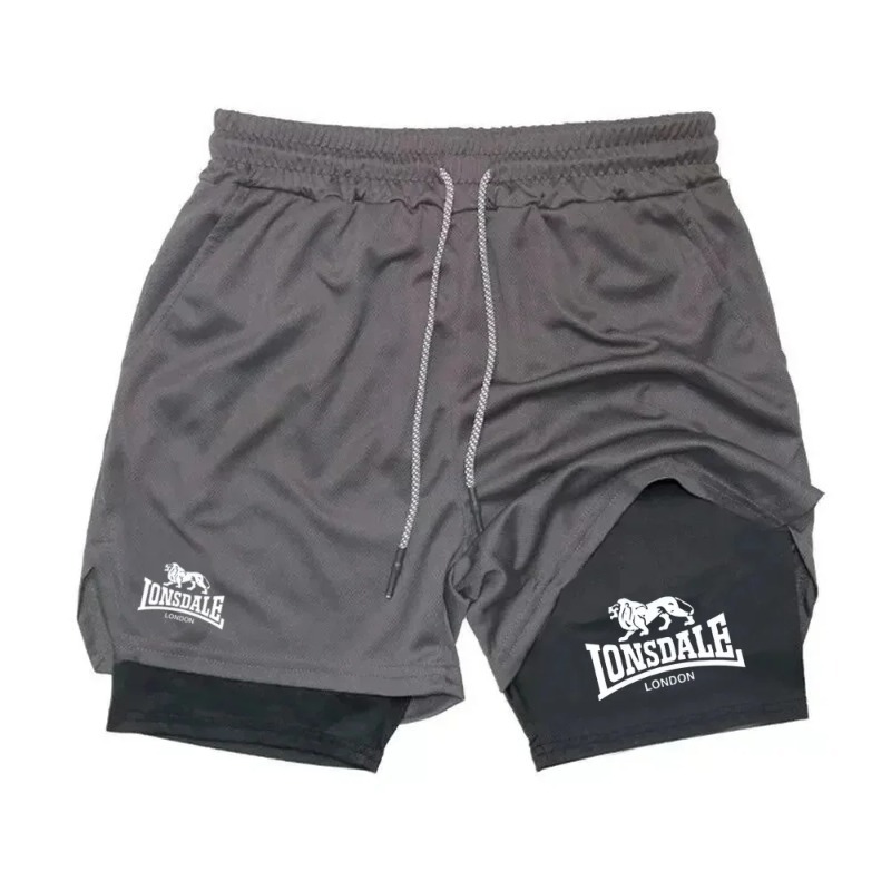 شورت رياضي للرجال 2 في 1 للجري - مراجعة Compression Shorts Athletes وسعره