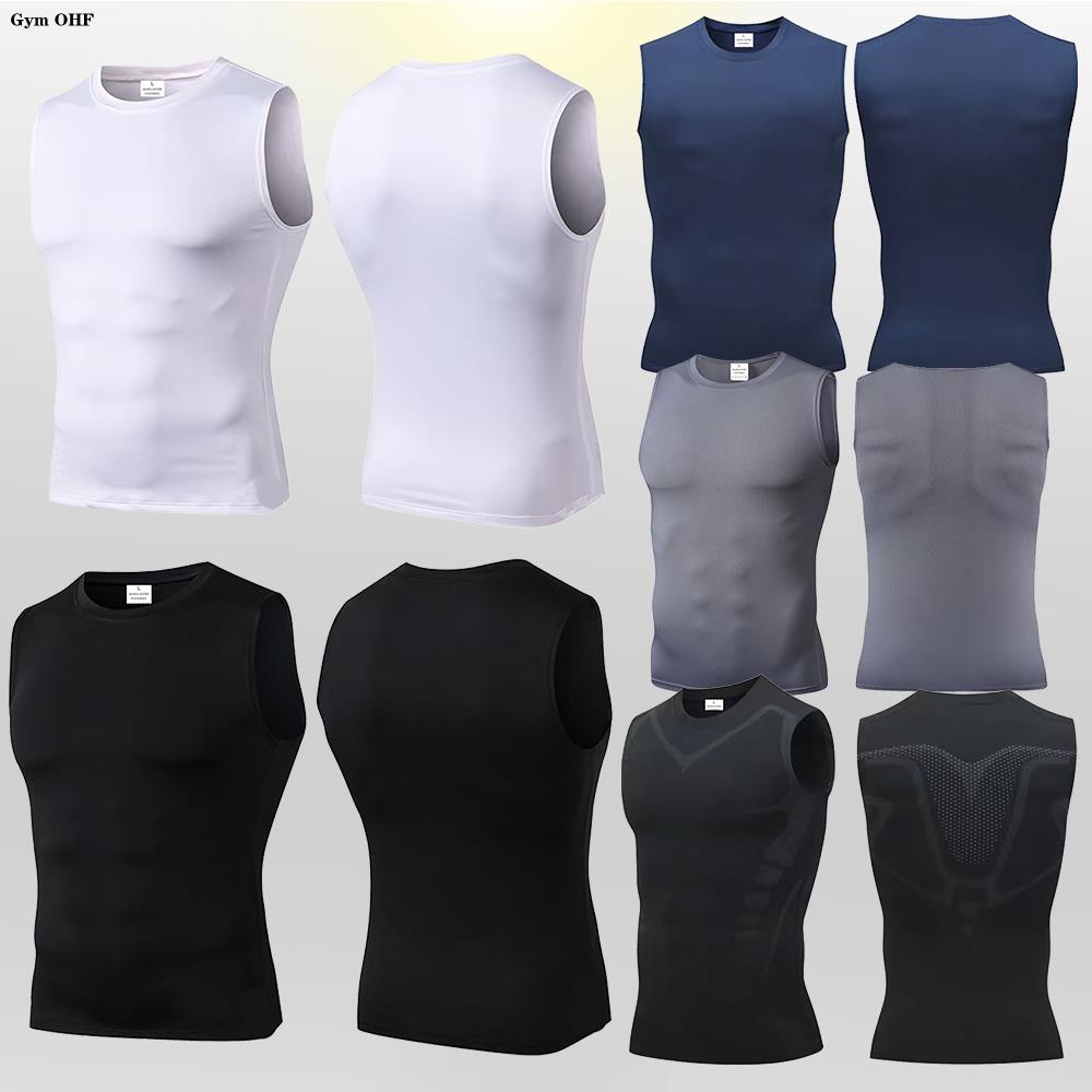 الرجال ضغط تانك القمم الصالة ا - مراجعة Sleeveless Undershirt وسعره