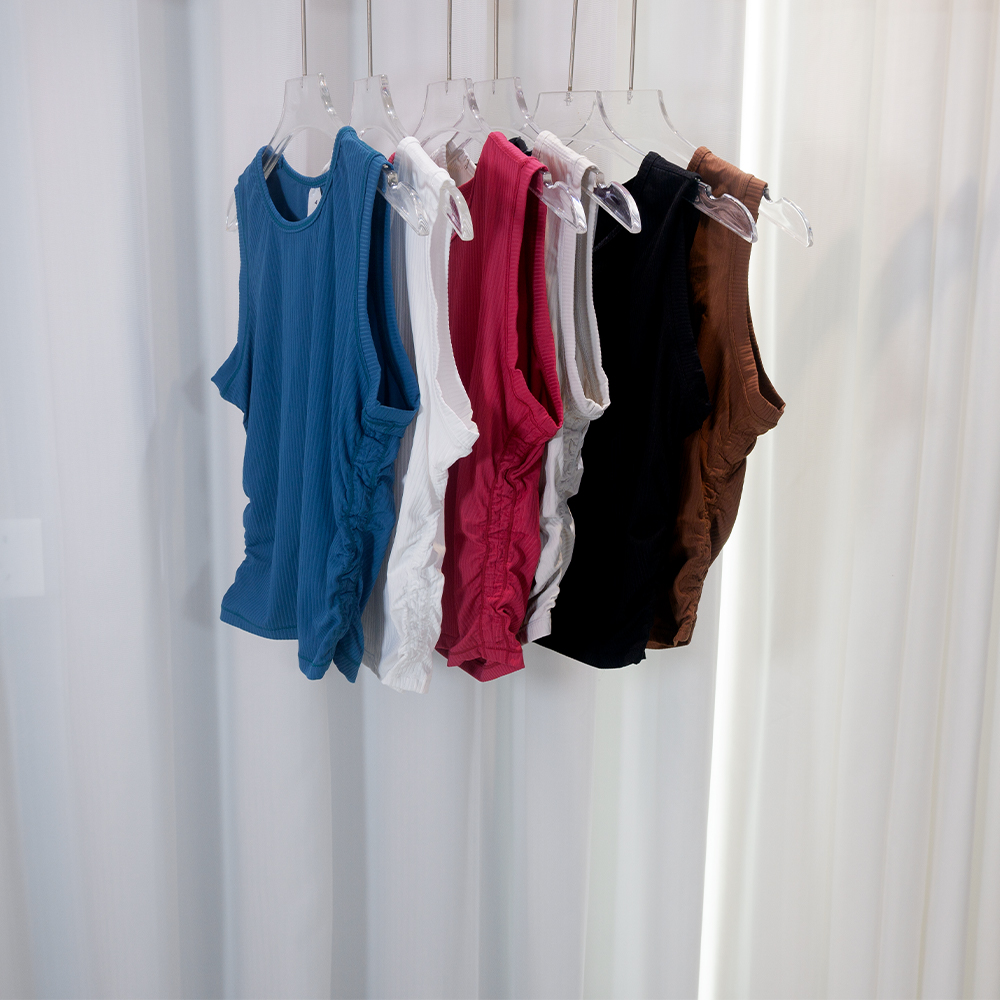 ملابس يوغا صيفية، توب مضلع بدو - مراجعة Tank Top Ribbed وسعره